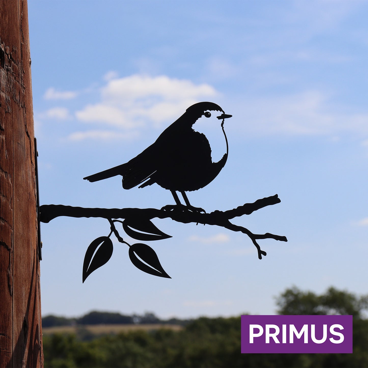 Primus Metal Robin Tree Silhouette