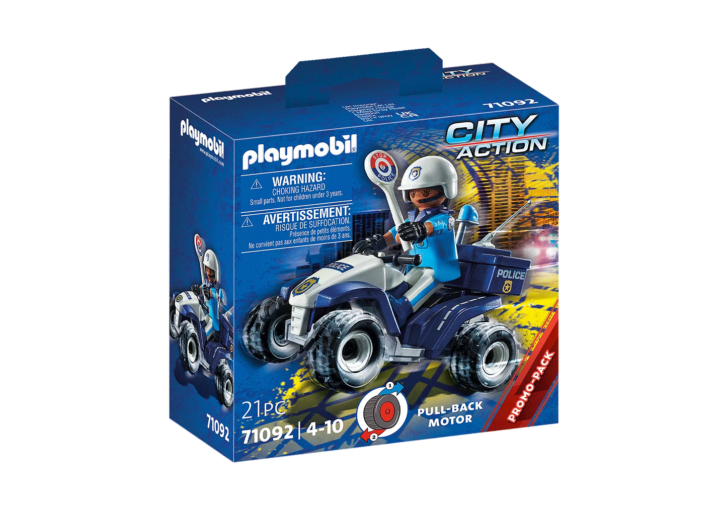 Playmobil City Action Police Quad 71092