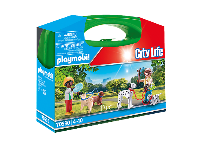 Playmobil City Life Puppy Playtime Carry Case