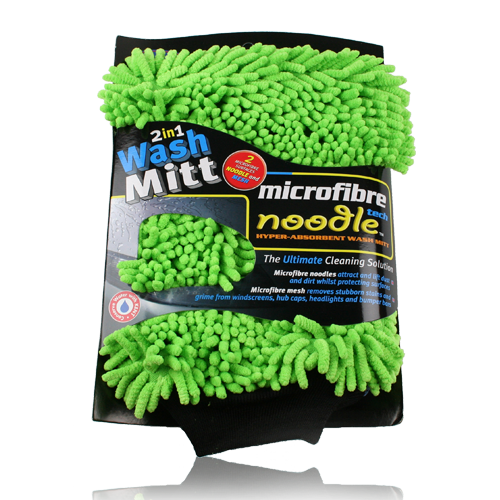 Kent 2-in-1 Microfibre Noodle Wash Mitt