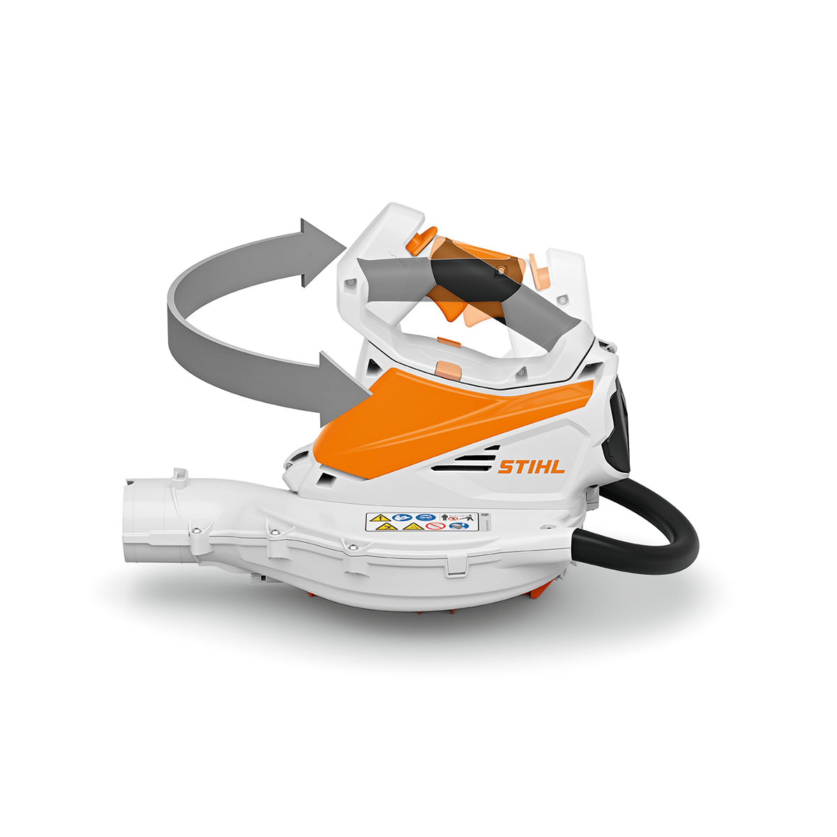 Stihl battery on sale vacuum shredder