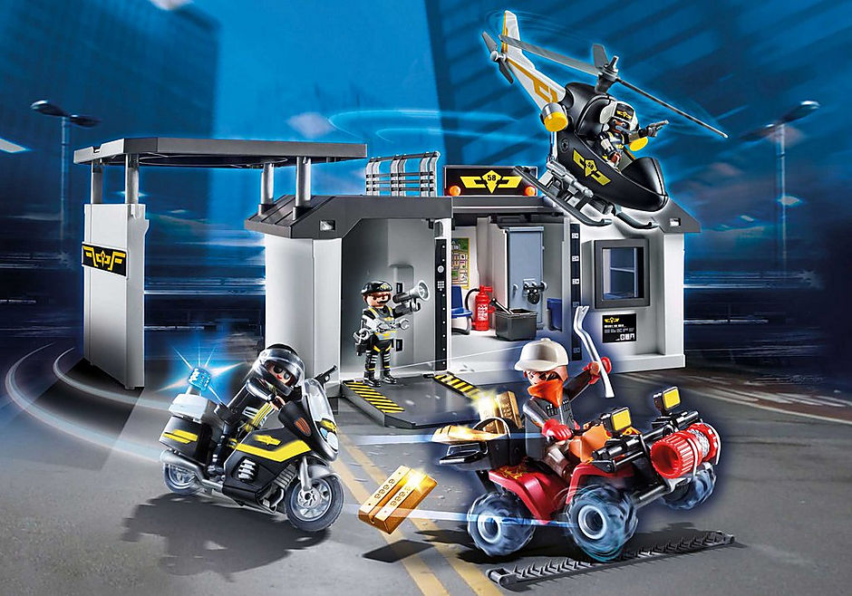 Playmobil City Action Take Along Tactical Unit Headquarters