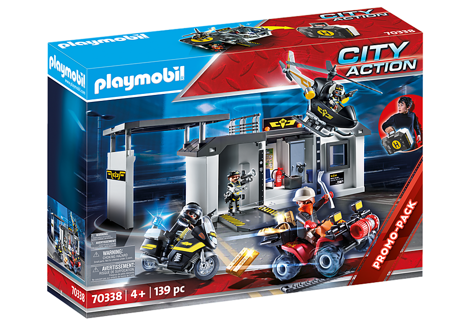 Playmobil City Action Take Along Tactical Unit Headquarters