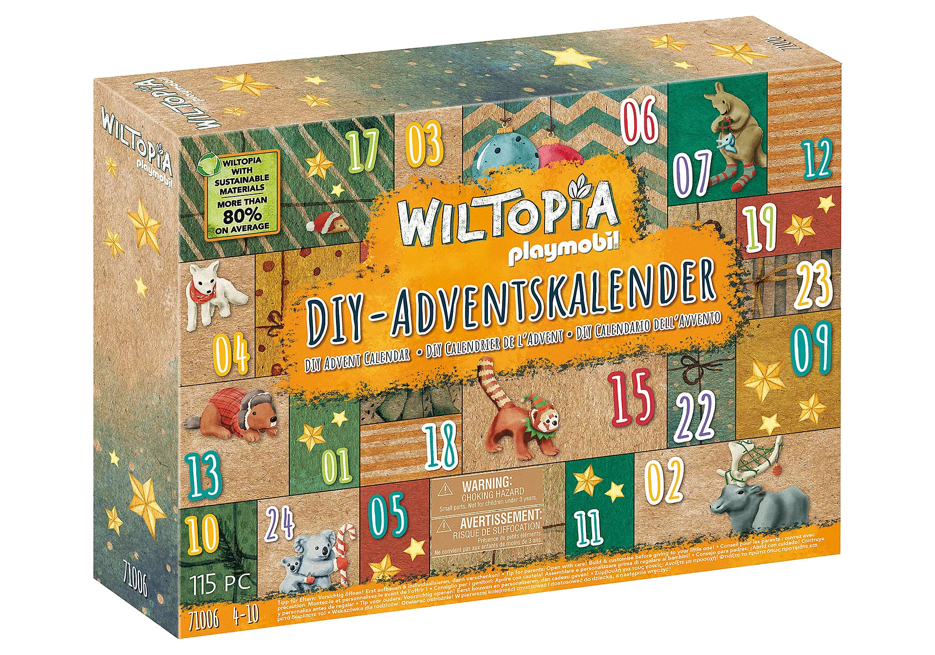 Playmobil Wiltopia DIY Advent Calendar: Animal Trip Around World