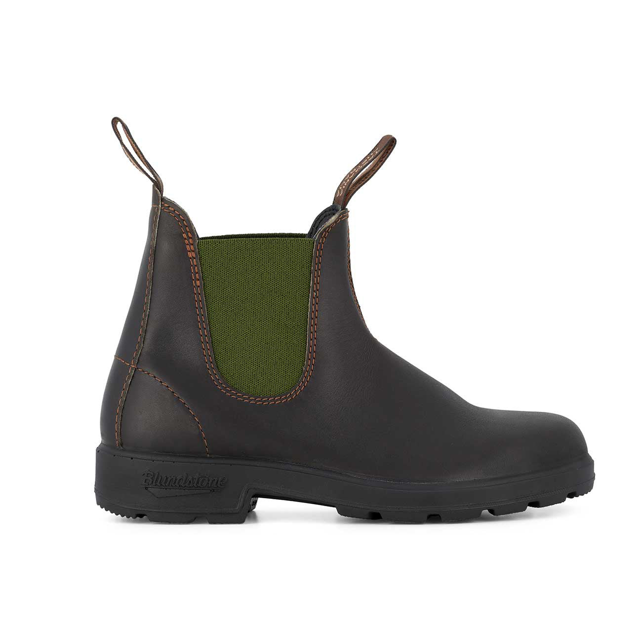 Blundstone 519 Chelsea Boots in Stout Brown Olive Sam Turner Sons