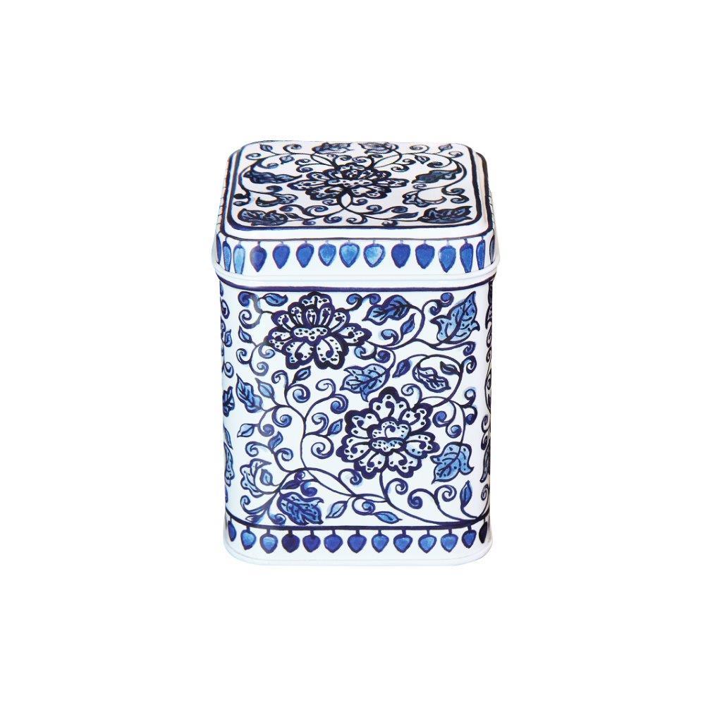 Claire Winteringham Blue & White Square Tin