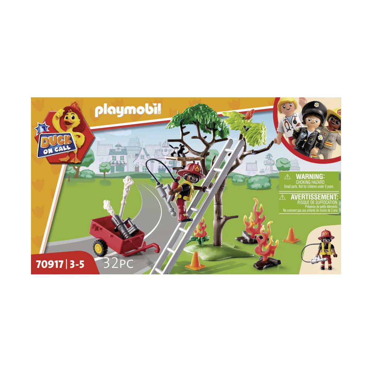 Playmobil Duck on Call Fire Rescue Action: Cat Rescue 70917