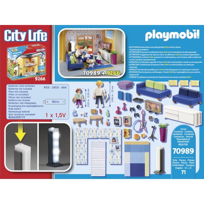 Playmobil City Life Family Room 70989