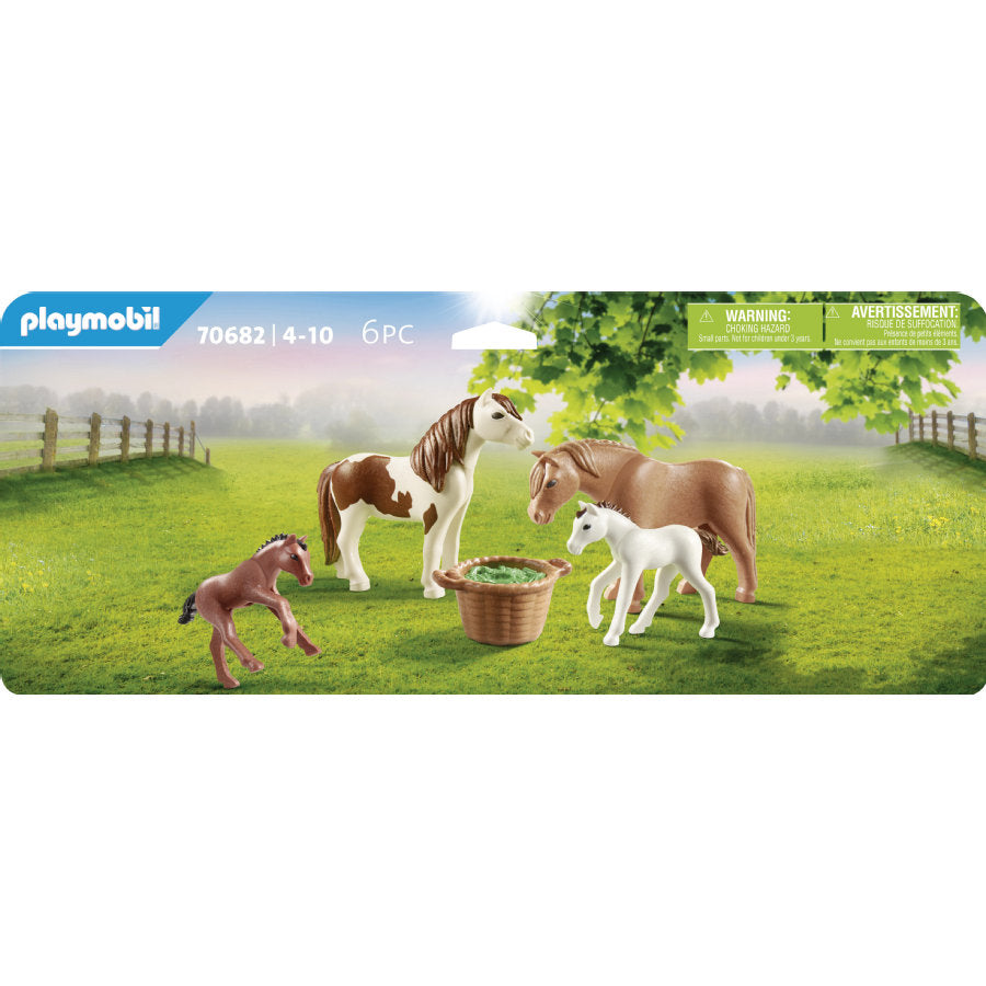 Playmobil Country Pony Farm Ponies with Foals 70682