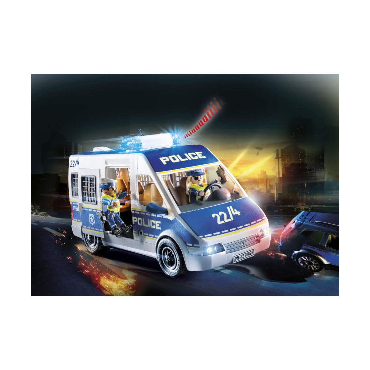 Playmobil City Action Police Van with Lights and Sound 70899