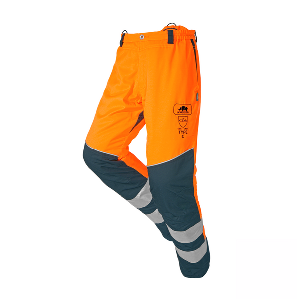 PRICE SIP PROTECTION CHAINSAW TROUSERS W-AIR HI-VIZ