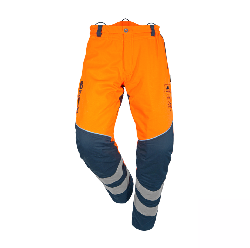 SIP Protection ReFlex Chainsaw Trousers Class 1 Type A - Black/Hi-Vis  Yellow - Radmore & Tucker