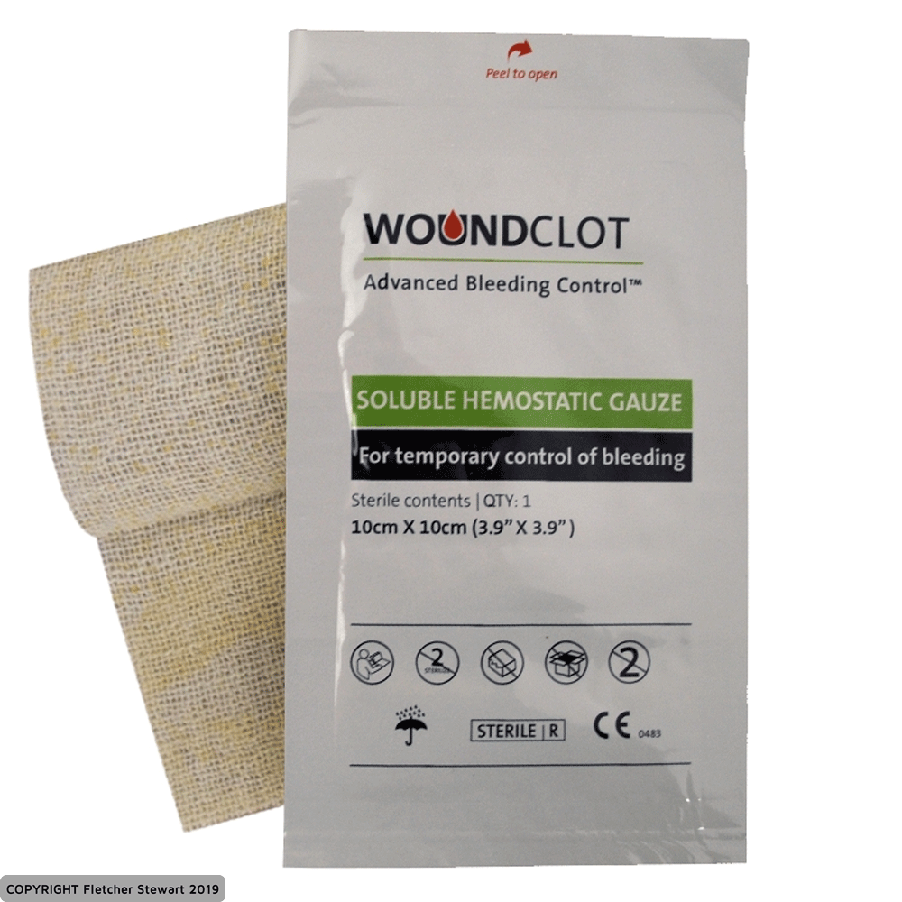 WoundClot Trauma Gauze - 10cm x 10cm